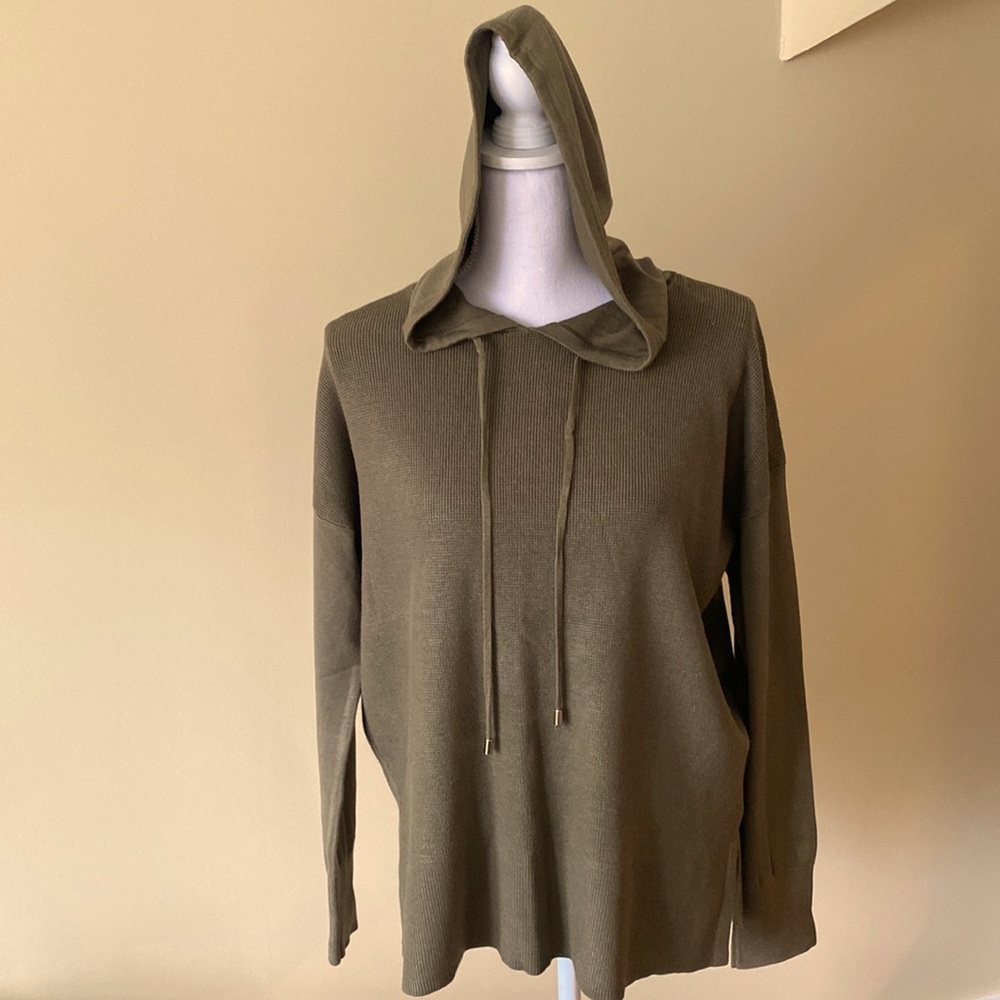 JNY Jones New York Army Green Spring Lightweight Sweater Medium
